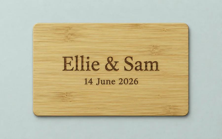 Bamboo, engraved