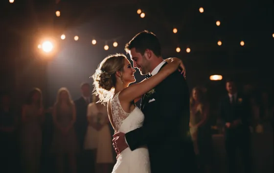 A Dote card printed with a couple's first dance